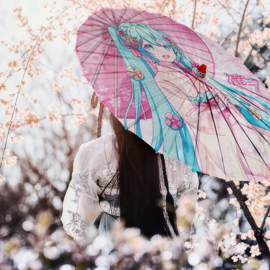 Miku Hatsune - Japanese Paper-Parasol