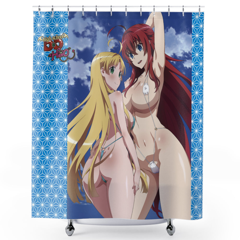 Highschool DxD - Rias and Asia - Shower Curtain - 180x180 cm