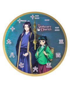 The Apothecary Diaries - Acrylic Wall Clock with holographic effect - 24x24cm