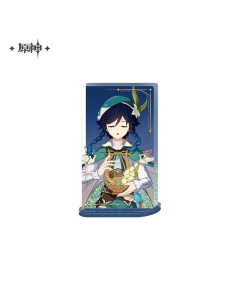 Genshin Impact - Acrylic Ornament with Glitter / Quicksand Effect - Venti - 110x65mm