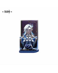 Genshin Impact - Acrylic Ornament with Glitter / Quicksand Effect - Neuvillette - 110x65mm