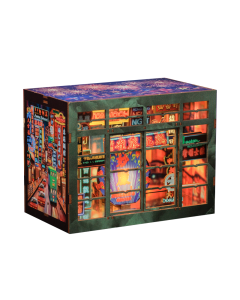 CuteBee - Book Nook - Hong Kong Neon Light - 13x17cm