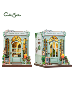 CuteBee - Miniature House - Champs-&Eacute;lys&eacute;es Florist - 18x16cm