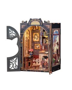 CuteBee - Book Nook - Count Cat's Study - 17x12cm