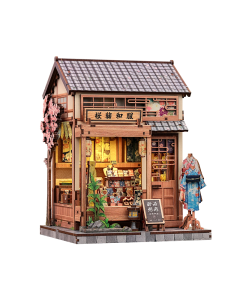 CuteBee - Miniature House - Sakura O Kimono Shop - 19x14cm