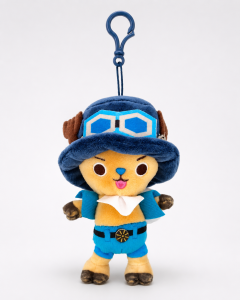 One Piece - Plush Keychain / Bag Clip - Chopper x Sabo - 11cm