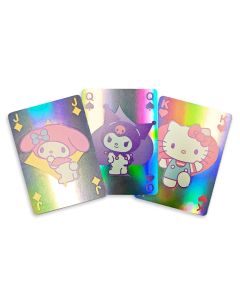 Hello Kitty & Friends - Holographic Playing Cards - Cupcake - French-suited Deck 54 Cards