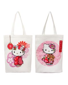 Hello Kitty - Cotton Tote Bag - Kimono