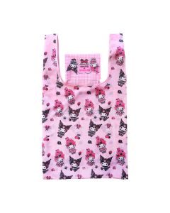 Kuromi & My Melody - Foldable Shopping Bag - Pink Black Party Series