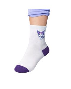 Kuromi - Long Socks - Japanese - Size 36-40