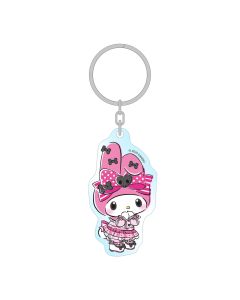 My Melody - Acrylic Keychain - Pink Black Party Series - 7cm