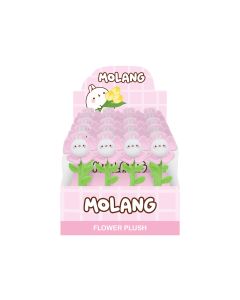 Molang - Cute Flower Plush Display - 20 Pieces - 33cm