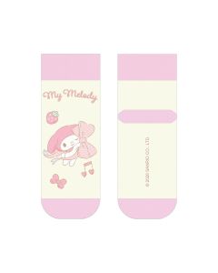 My Melody - Short Socks - Big Ribbon - Size 36-40