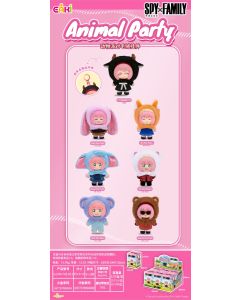 Spy x Family - Vinyl Face Plush Blind Box Display - Animal Party Plush Charms Series - 6pcs per Display