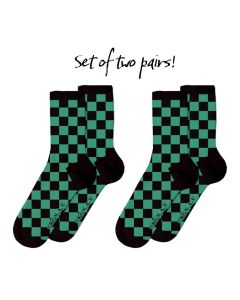 Socks - 2-Pack - Demon Slayer - Tanjiro Kamado - 41-44