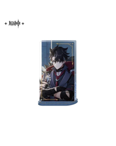 Genshin Impact - Acrylic Ornament with Glitter / Quicksand Effect - Wriothesley - 110x65mm