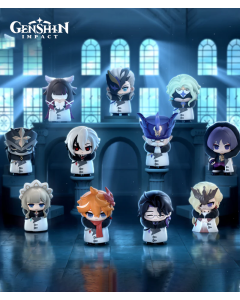 Genshin Impact - Mini PVC Figures -  Fatui Harbingers - Chibi Design - Blind Box Figures - 9 pieces per Display