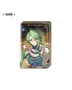 Genshin Impact - Acrylic Ornament with Glitter / Quicksand Effect - Baizhu - 55x85mm
