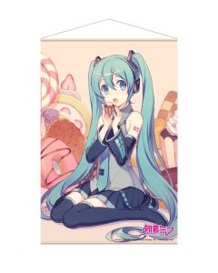 Miku Hatsune Wallscroll 3 - Cupcake