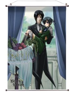 Black Butler Wallscroll - Sebastian & Ciel 