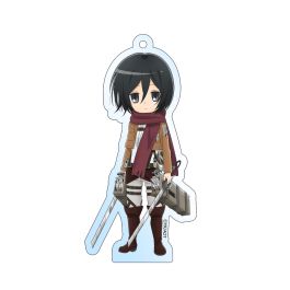 attack on titans figurine mikasa 2d acrylic manga