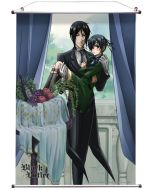 Black Butler Wallscroll - Sebastian & Ciel 